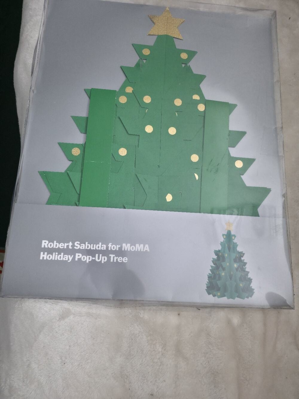 NEW MoMA Robert Sabuda Holiday Pop-Up Tree Christmas Centerpiece Paper 3D NIB